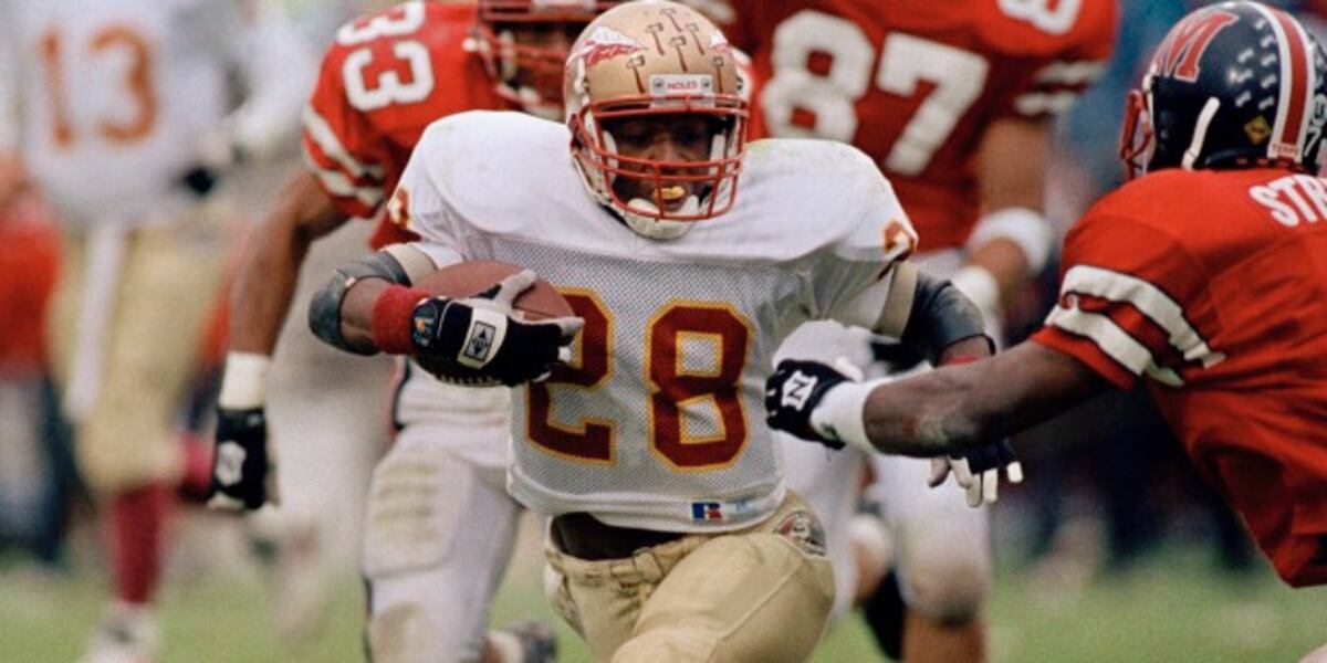 Ted Mathais Ex-FSU star Warrick Dunn races toward Hall of Fame induction