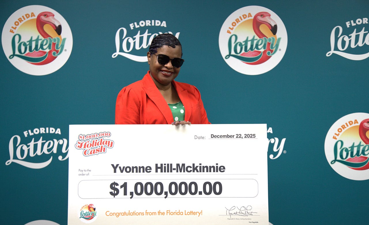 Boynton Beach woman turns $20 into $1 million after purchasing holiday scratch - off ticket