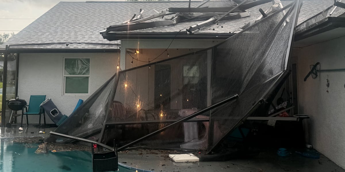 Port St. Lucie residents clean up after possible tornado or landspout hits neighborhood
