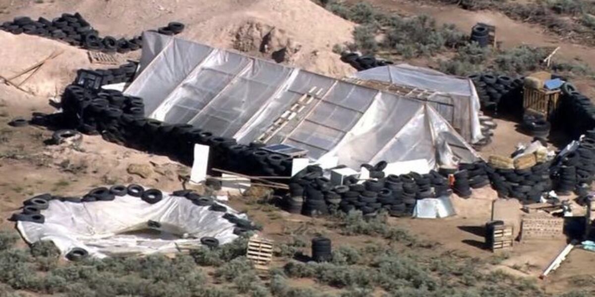 Littered Compound Compound littered with ammunition, dirty diapers