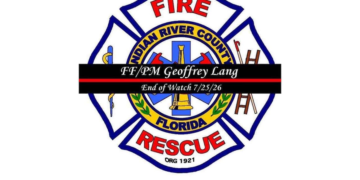 Indian River County Fire Rescue mourns death of firefighter Geoffrey Lang who died Saturday